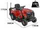 Rasentraktor Troy Bilt Bronco 92T-R - Hydrostatgetriebe - Fangkorb