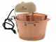 LAR Polentamatic - Induktions-R&uuml;hrtopf f&uuml;r Polenta aus geh&auml;mmertem Kupfer 6.5L - 8W