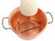 LAR Polentamatic - Induktions-R&uuml;hrtopf f&uuml;r Polenta aus geh&auml;mmertem Kupfer 6.5L - max. 8W