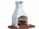 Linea VZ Portorotondo - Grillkamin - f&uuml;r Holz und Holzkohle