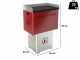 Linea VZ QBY - Tragbarer Pelletgrill mit Pyrolyse-Technologie - rot