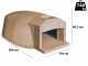 Linea VZ F3 - Einbau-Holzbackofen mit Backraum 107x160 cm - Backkapazit&auml;t 8 Pizzas