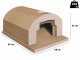 Linea VZ F4 - Holzbackofen mit Backfl&auml;che 56x61 cm - Backkapazit&auml;t 2 Pizzas