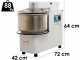 EuroMech ETR 20 - Kippbarer Spiralkneter 18kg - 400V