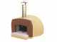 Linea VZ Etna - Holzbackofen f&uuml;r den Aussenbereich - mit &Oslash; 85 cm Kochfl&auml;che - 3 Pizzen