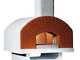 Linea VZ Pozzuoli - Garten-Holzbackofen mit Betonsockel  - Backraum 72x105 cm