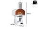 Linea VZ Pozzuoli - Garten-Holzbackofen mit Betonsockel  - Backraum 72x105 cm