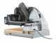 Graef SKS Line 850 silber - Freitragender Allesschneider 170 mm - mit Schneidbrett aus Buchenholz mit Messerschublade