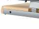 Graef SKS Line 850 silber - Freitragender Allesschneider 170 mm - mit Schneidbrett aus Buchenholz mit Messerschublade