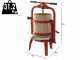 Baesso F25 - manuelle Obst- und Gem&uuml;sespindelpresse 20 L - Holzpresskorb