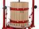 Baesso F25 - manuelle Obst- und Gem&uuml;sespindelpresse 20 L - Holzpresskorb