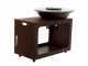 RoyalFood COR-4250 - Holzgrill aus Corten-Stahl
