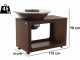 RoyalFood COR-4250 - Holzgrill aus Corten-Stahl