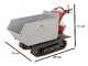 GINKO TR 660 - Raupendumper mt Benzinmotor und Dumpermulde- Honda GX 200 Motor