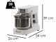 Resto Italia Pina Line MO 10 VV - Spiralkneter mit variabler Geschwindigkeit - 6 kg