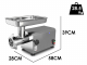 Tre Spade TC-32 PRO Edelstahl DELUXE - Fleischwolf - 1100W - N.32