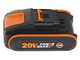 WORX WG384E - Batteriebetriebene Elektros&auml;ge 2x 20V - 2Ah - Schwert 35 cm