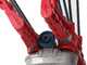 Lisam Swing 36V - Elektrischer Olivenr&uuml;ttler mit Batterie - Mit 8 + 8 Carbonzinken - Teleskopstange - 220-300 cm