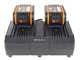 Worx Nitro WG471E - Akku-Schneefr&auml;se -  40V - 2x 4Ah
