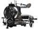 Berkel Tribute Schwarz - Schwungrad Aufschnittmaschine - Messer aus verchromtem Stahl 300 mm