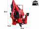 GeoTech Pro BHF 95 - Heckbagger f&uuml;r Traktor - fest