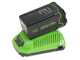 Greenworks GD40CS15K4 - Akku-Astkettens&auml;ge - Schwert 35 cm - 40V 4Ah