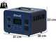BullMach Elektron 2000 - Tragbare Powerstation  - 2000W/1536Wh 3.2V