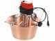 NuovaFac Cuoca Automatica - Elektrischer Induktions-R&uuml;hrtopf aus geh&auml;mmertem Kupfer - 14l - 30W