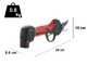 Blue Bird PS 22-23 Twin - Akku-Baumschere - 2x 8.4V 2Ah - Schnittdurchmesser max. 23 mm