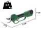 GreenBay TopCut 28 - Akku-Baumschere - 2x 16.8V 2Ah - 150/210 cm - Schnittdurchmesser max. 28 mm