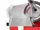 Celme ALFA 220 rot - Aufschnittmaschine mit Stahlklinge 220 mm