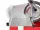 Celme ALFA 220 rot - Aufschnittmaschine mit Stahlklinge 220 mm