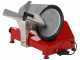 Celme ALFA 250 Rot - Aufschnittmaschine mit Stahlklinge 250 mm
