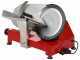 Celme ALFA 250 Rot - Aufschnittmaschine mit Stahlklinge 250 mm