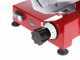 Celme ALFA 250 Rot - Aufschnittmaschine mit Stahlklinge 250 mm