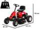 Troy-Bilt TB 60T-S SELECT - Aufsitzrasenm&auml;her - mit Seitenauswurf - 196 ccm Motor