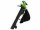 Greenworks GD40BVII - Akku-Laubbl&auml;ser und -sauger - 40V/4A