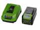 Greenworks GD40BVII - Akku-Laubbl&auml;ser und -sauger - 40V/4A