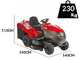Castelgarden PTX230 HD - Rasentraktor - Fangkorb - Hydrostatgetriebe