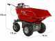 Blue Bird WB 500E - Akku-Schubkarre - 48 V 32 Ah