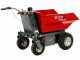 Blue Bird WB 500EH - Akku-Schubkarre - 48 V 32 Ah - Dumper-Mulde mit hydraulischem Kippsystem