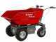Blue Bird WB 500EH - Akku-Schubkarre - 48 V 32 Ah - Dumper-Mulde mit hydraulischem Kippsystem
