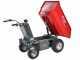 Blue Bird WB 500EH - Akku-Schubkarre - 48 V 32 Ah - Dumper-Mulde mit hydraulischem Kippsystem