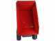 Blue Bird WB 500EH - Akku-Schubkarre - 48 V 32 Ah - Dumper-Mulde mit hydraulischem Kippsystem