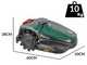 Robomow RKS 1500 - M&auml;hroboter mit Begrenzungskabel - mit 18,5V 4,9Ah Li-Ionen Akku