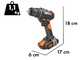 Worx WX100 - Akku-Bohrschrauber - 20V/2Ah