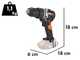 Worx WX352.9 Akku-Schlagbohrschrauber - 20V - Solo - OHNE AKKU UND LADEGER&Auml;T