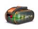 Worx Nitro WG263E &ndash; Akku-Heckenschere 20 V/4 Ah + Gratis-Akku 20 V/4 Ah &ndash; 57 cm langes Messer