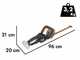 Worx Nitro WG263E - Akku-Heckenschere - 20V/4Ah - 57 cm Schwertl&auml;nge