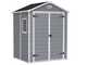 Keter Manor grau - Gartenhaus - mit Seitenfenster - 185x152x226 cm